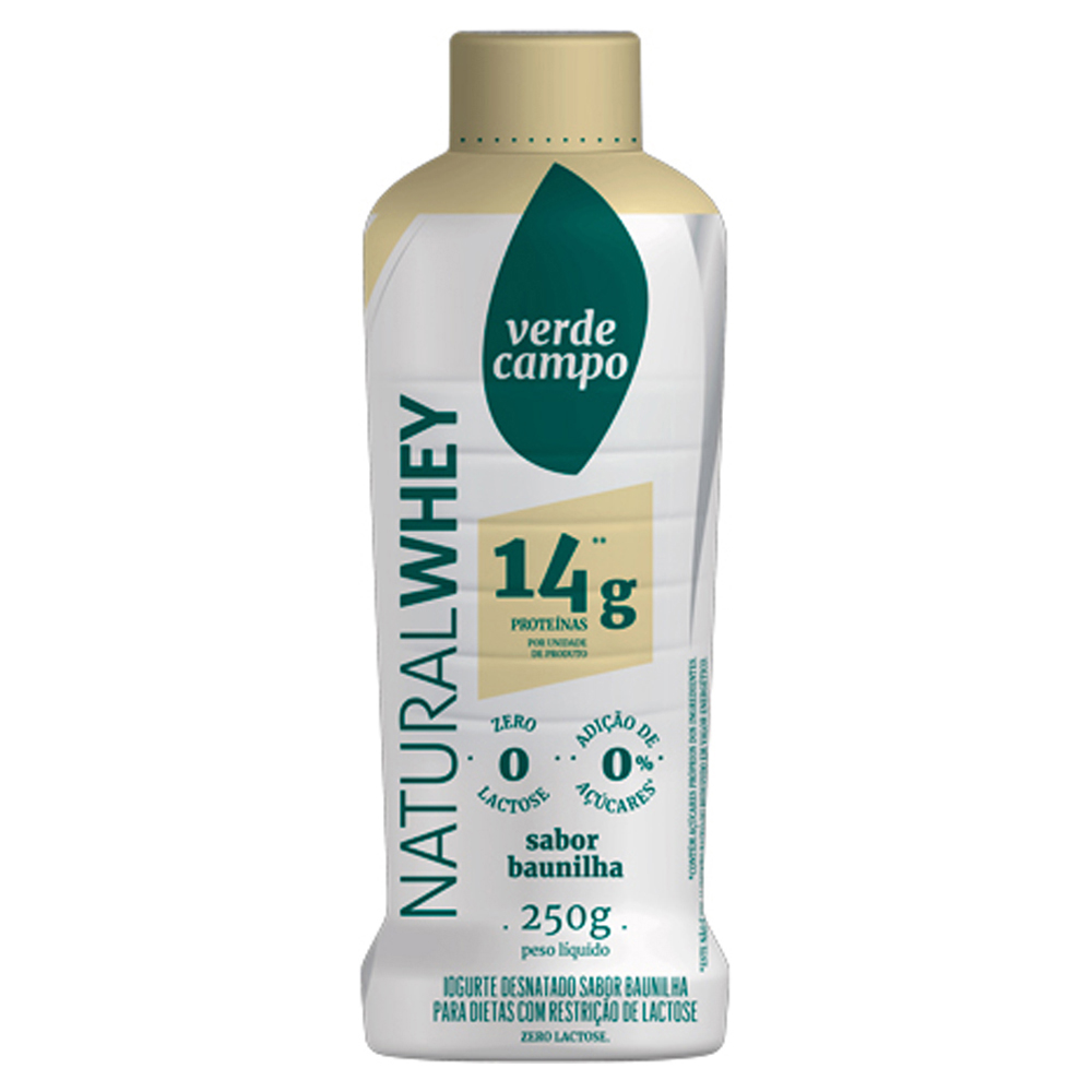 IOGURTE VERDE CAMPO 250G WHEY 15  BAUNIL