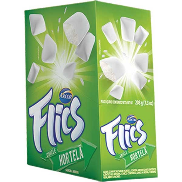 CHICLE FLICS HORTELA 12UN