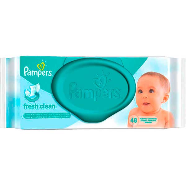 LENCO UMED PAMPERS 48UN CHEIRINHO BEBE