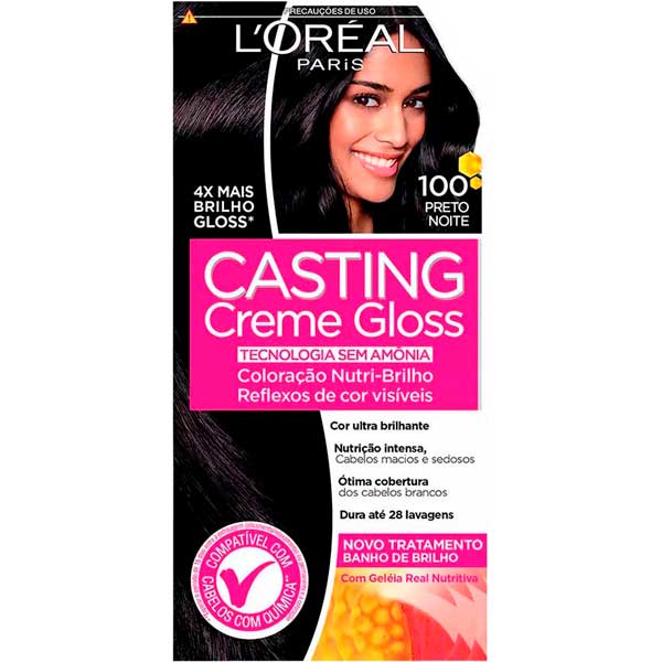 TINT CASTING CREME PRETO NOITE 100