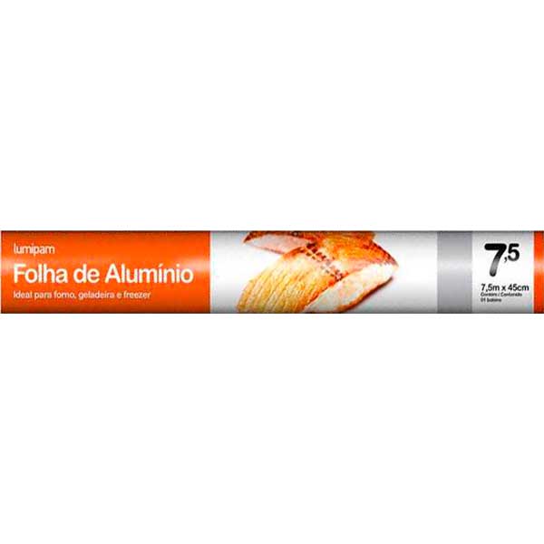 PAPEL ALUMINIO LUMIPAM 0,45X7,5MT
