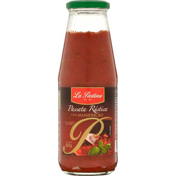 PASSATA DE TOMATE ORGÂNICO 680G LA PASTINA
