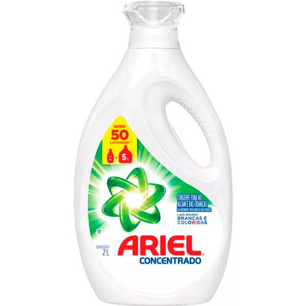 LAVA ROUPAS ARIEL CONC 50LAV 2L