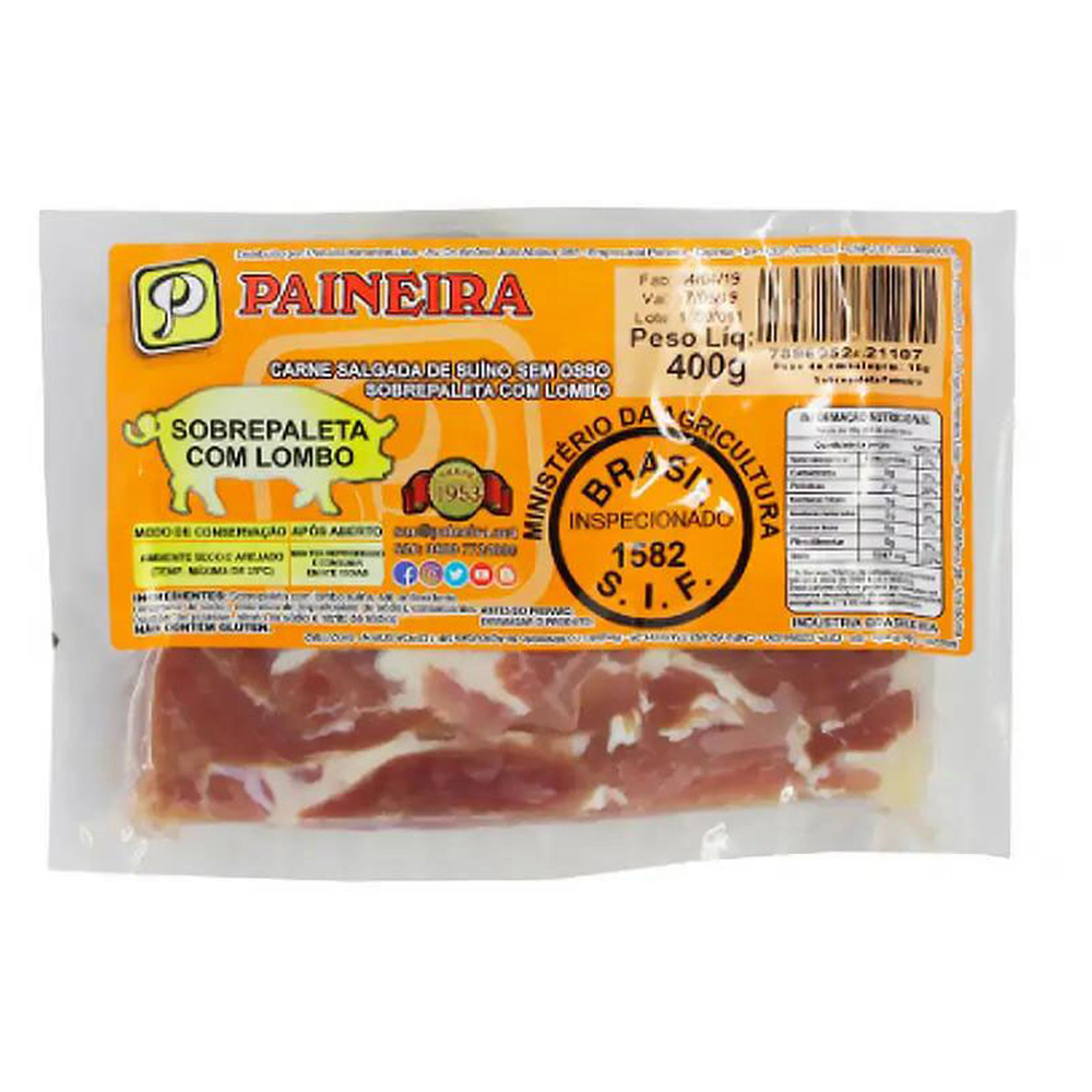 SOBREPALETA/LOM SUINO PAINEIRA 400G SALG