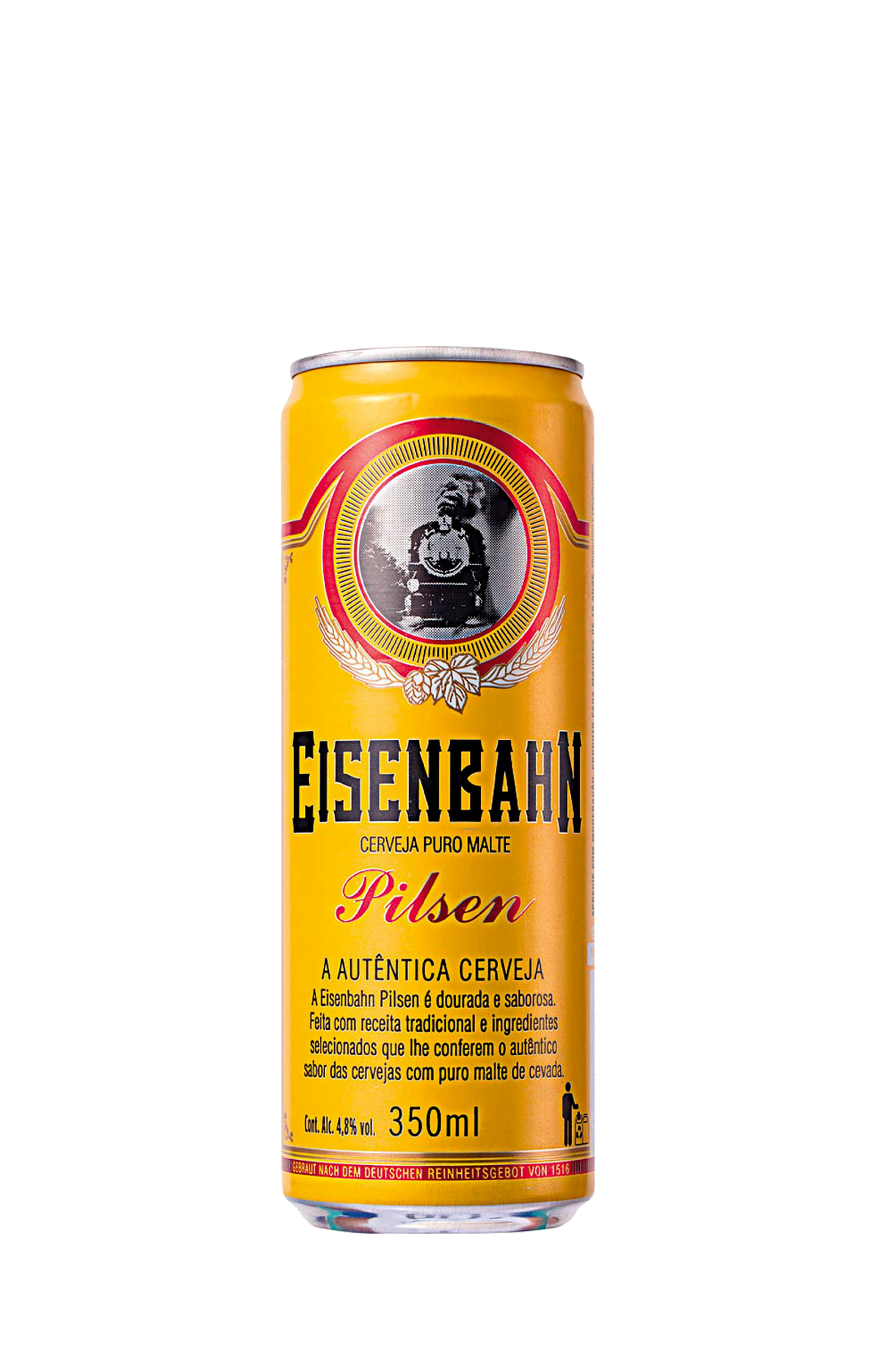 CERVEJA PILSEN PURO MALTE EISENBAHN LATA 350ML
