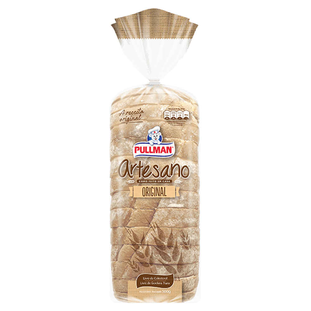 PAO ARTESANO PULLMAN 500G TRADICIONAL 