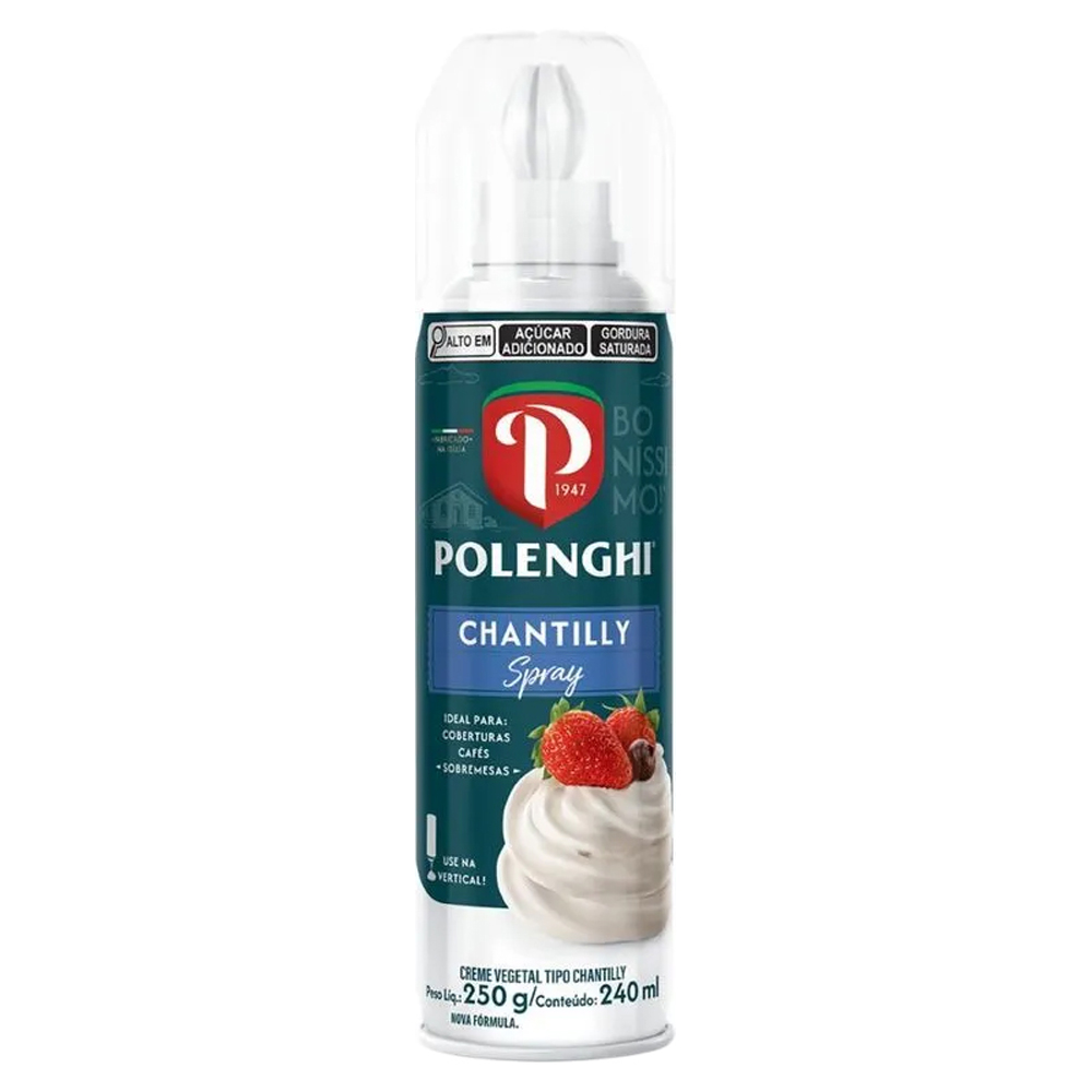 CREME CHANTILLY SPRAY POLENGHI FRASCO 250G