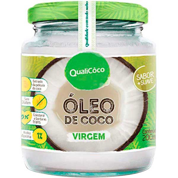 OLEO DE COCO VIRGEM QUALICOCO 500ML