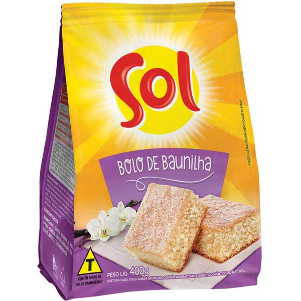 MIST BOLO SOL BAUNILHA 400G   