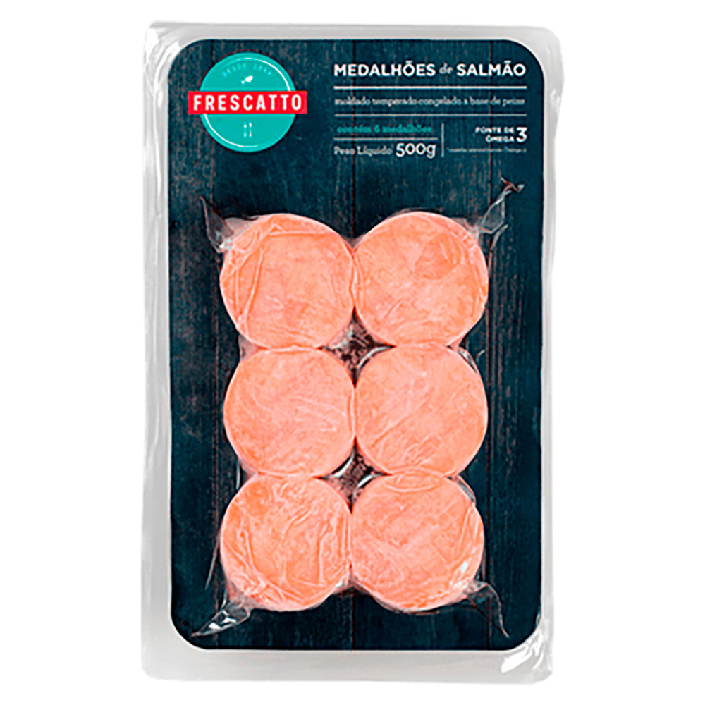 MEDALHOES DE SALMAO FRESCATTO 500G
