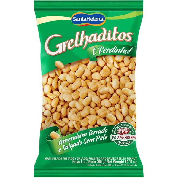AMENDOIM GRELHADITOS 400G