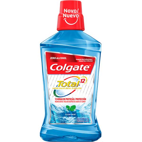SOL BUCAL COLG TOTAL 12 500ML CLEAN M
