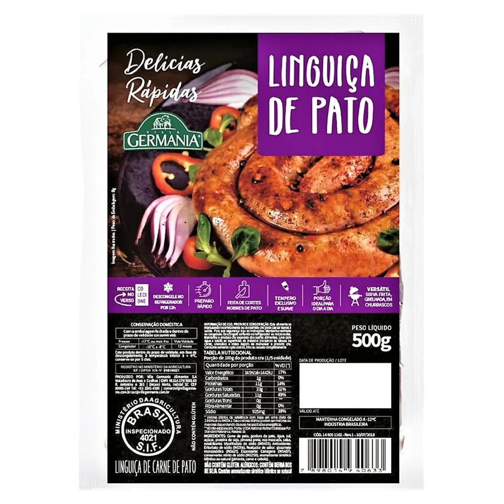 LING PATO CONG VILLA GERMANIA 500G
