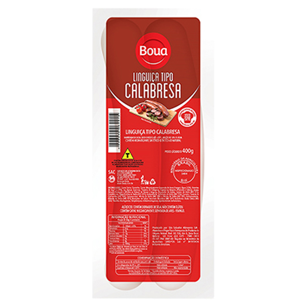 LING TIPO CALABRESA BOUA 400G