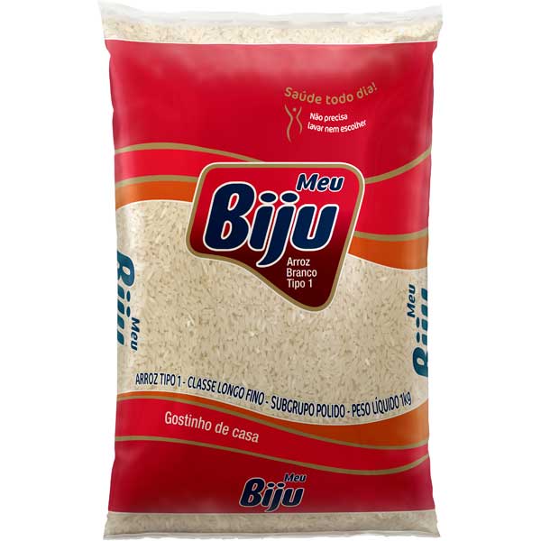 ARROZ BRANCO TIPO 1 MEU BIJU PACOTE 1KG