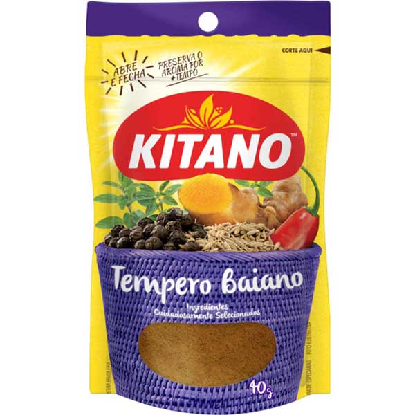 CONDIMENTO BAIANO KITANO PACOTE 40G