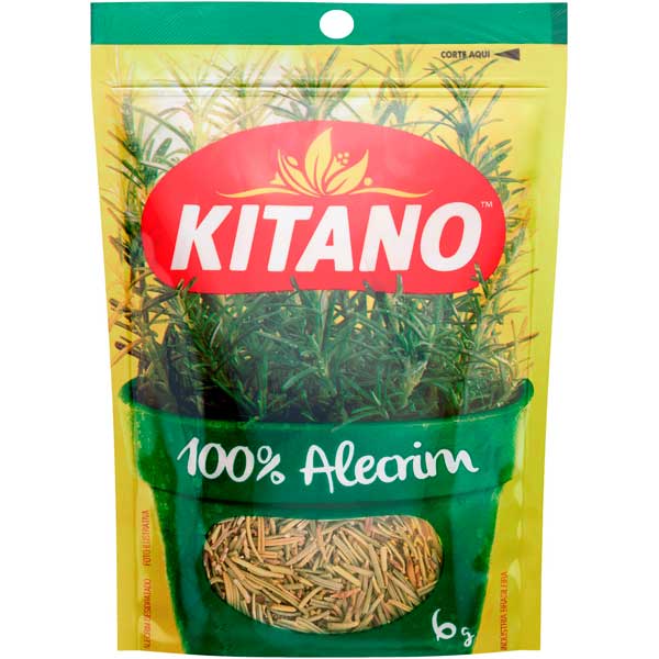 ALECRIM DESIDRATADO KITANO PACOTE 6G