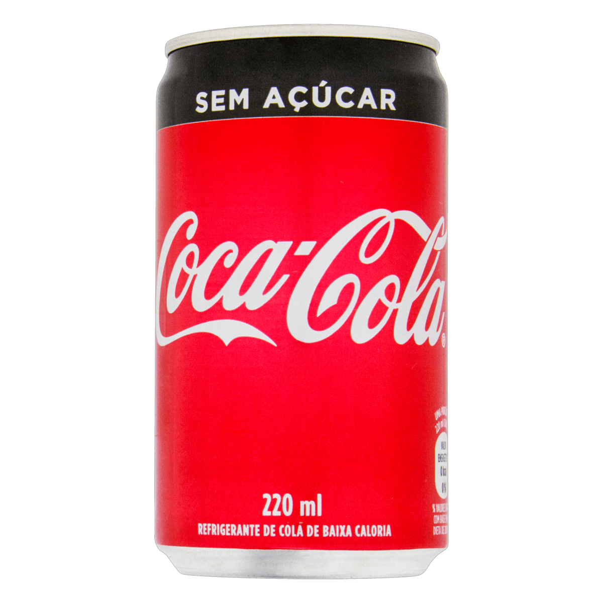 REFRIGERANTE COCA-COLA SEM AÇÚCAR 220ML