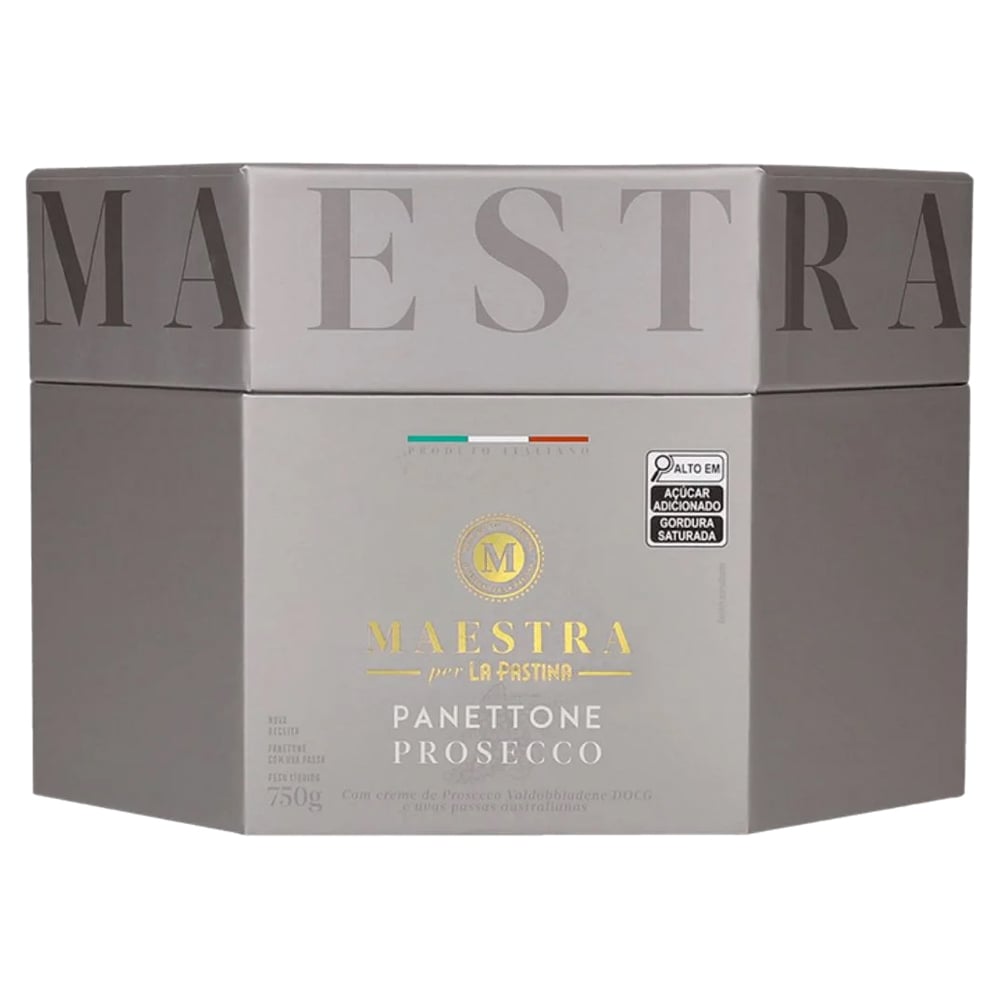 Panettone La Pastina Prosecco com Uma Passa 750ml