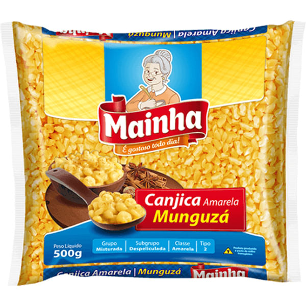 MILHO DE CANJICA AMARELA MAINHA 500G