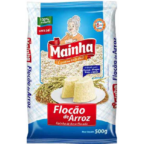 FLOCOS ARROZ RAINHA 500G