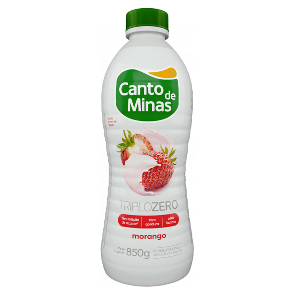 IOGURTE CANTO MINAS 850G TRI ZERO MOR
