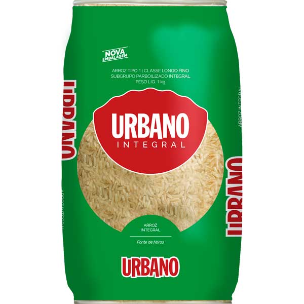 ARROZ INTEGRAL TIPO 1 URBANO PACOTE 1KG