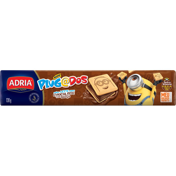 BISC ADRIA RECH 130G PLUGADOS CHOCOLATE