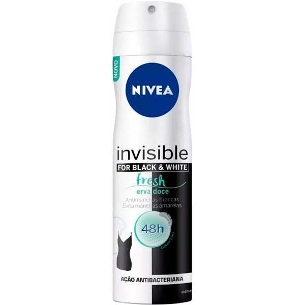DESOD NIVEA AER 150ML FEM BLC&WH FRESH