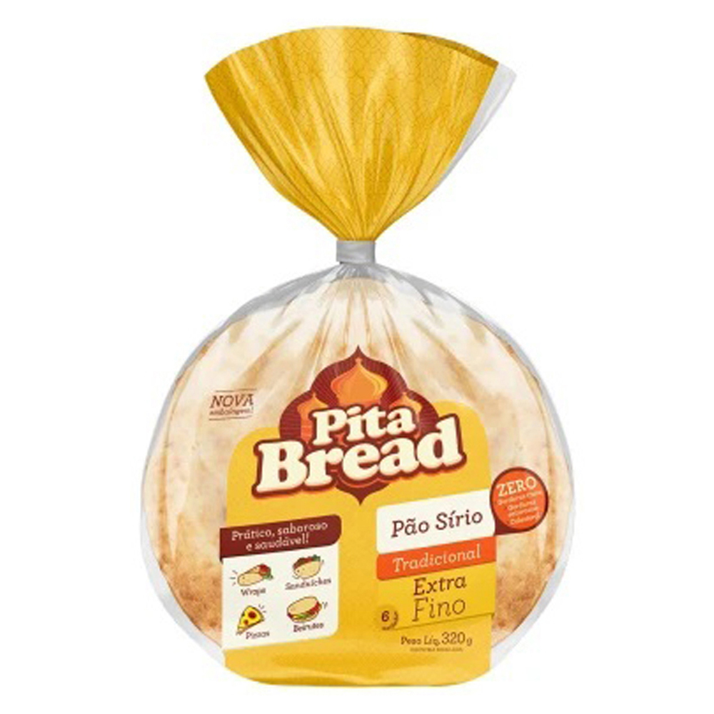 PAO PITA BREAD 320G SIRIO EXTRA FINO