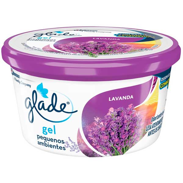 ODORIZADOR DE AMBIENTE GEL LAVANDA GLADE POTE 70G