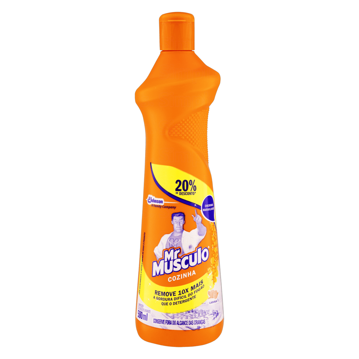 LIMPADOR DESENGORDURANTE COZINHA LARANJA MR MÚSCULO SQUEEZE 500ML OFERTA ESPECIAL