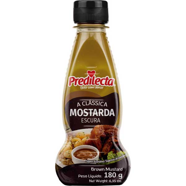 MOSTARDA ESCURA PREDILECTA BISN 180GR