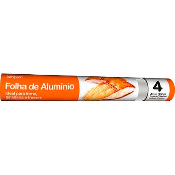 PAPEL ALUMINIO LUMIPAM 0,30X4,0MT