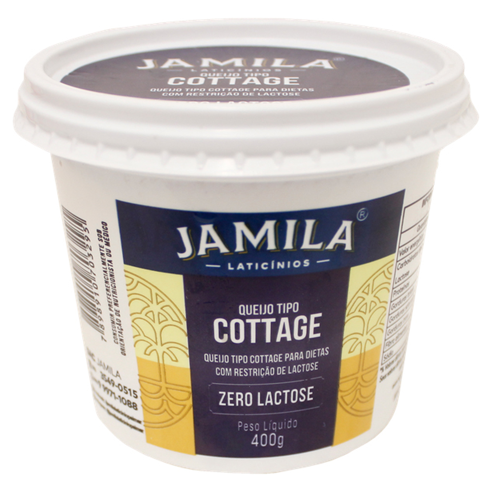 QUEIJO JAMILA  S/LACT COTTAGE 400G