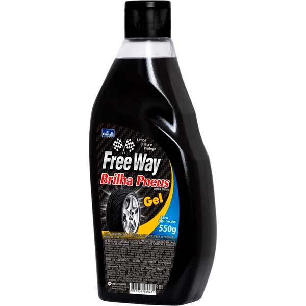 BRILHA PNEUS GEL FREE WAY 550G