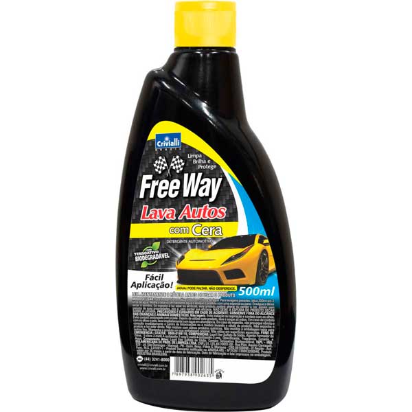LAVA AUTO FREE WAY COM CERA 500ML