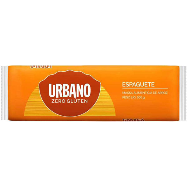 MACARRÃO DE ARROZ ESPAGUETE URBANO PACOTE 500G