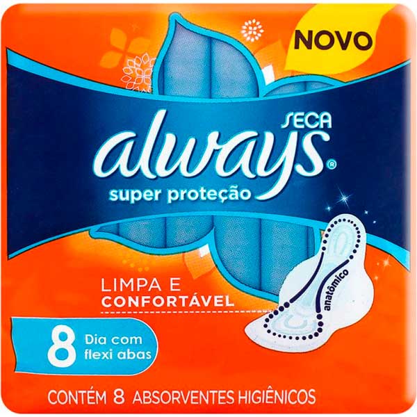 ABS ALWAYS BASICO 8UN P SECA C/ABAS