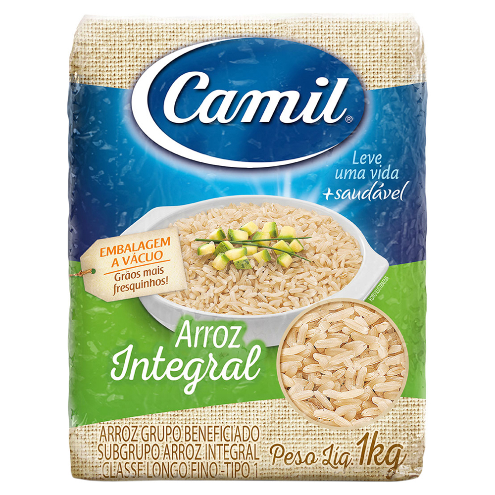 ARROZ CAMIL 1KG INTEGRAL