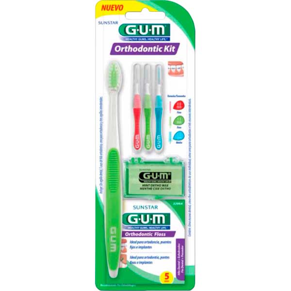 KIT ORTODÔNTICOS GUM COM 4 PEÇAS