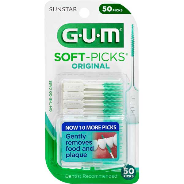 PALITO INTERDENTAL ORIGINAL GUM SOFT-PICKS 15 UNIDADES