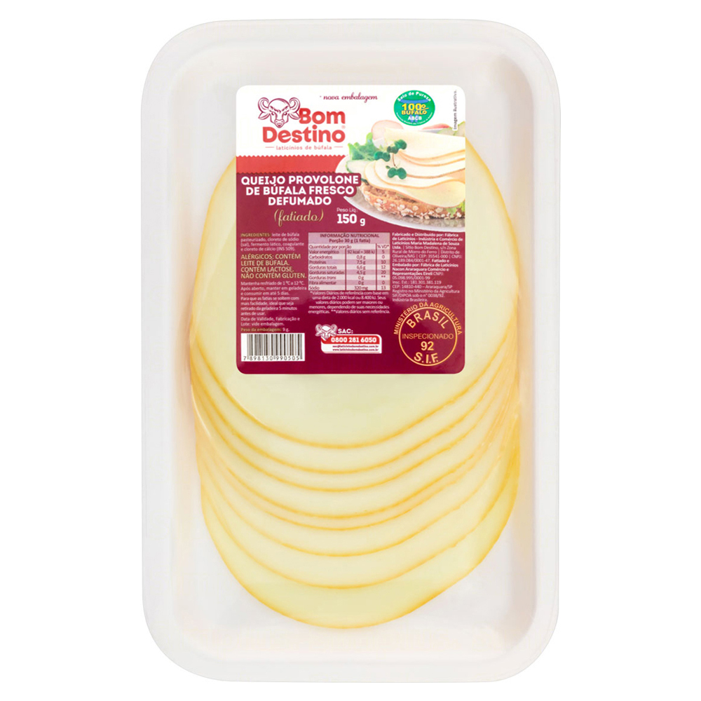 QUEIJO PROVOLONE BUF FAT BOM DESTINO150G