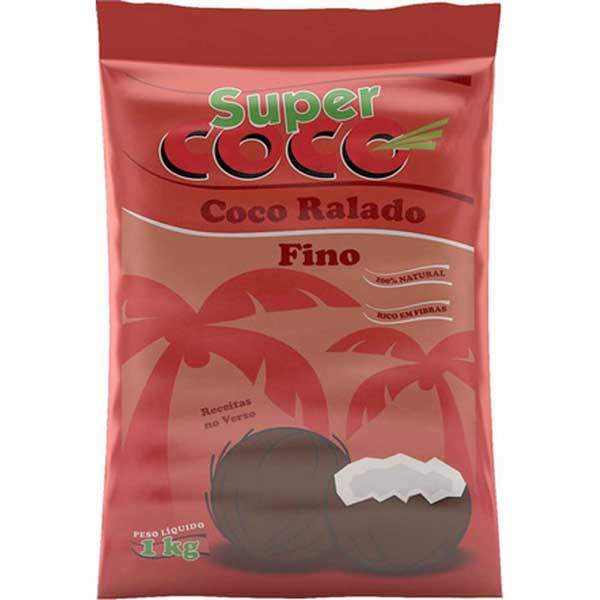 COCO RALADO DESIDRATADO SUPERCOCO 1KG