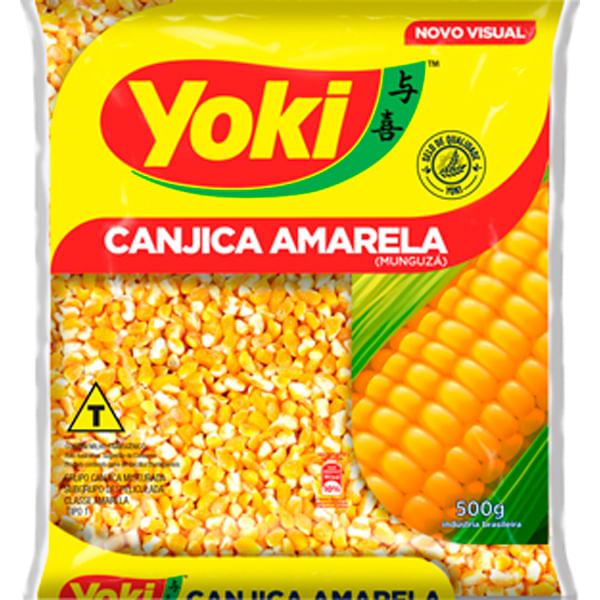 CANJICA DE MILHO AMARELA TIPO 1 YOKI PACOTE 500G