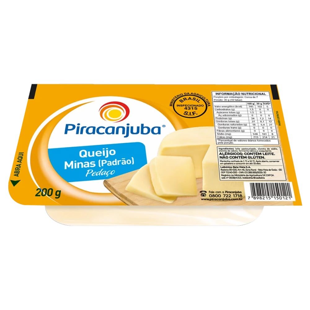 QUEIJO MINAS PADRAO PQ PIRACANJUBA