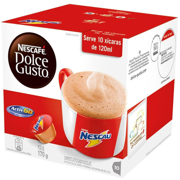 CAPS DOLCE GUSTO NESCAU 10UN