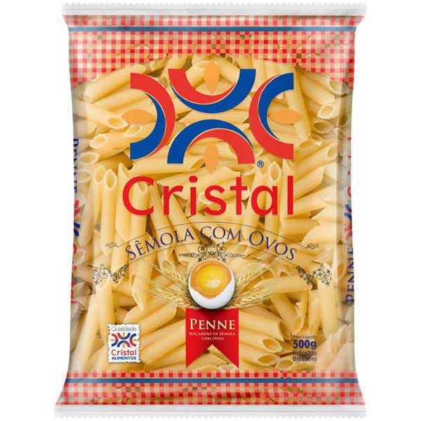 MAC CRISTAL OVOS 500G PENNE