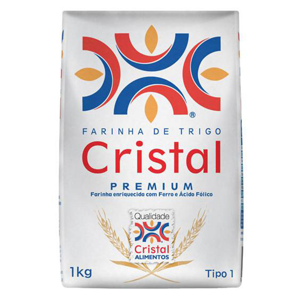FARINHA DE TRIGO CRISTAL PREMIUM 1KG