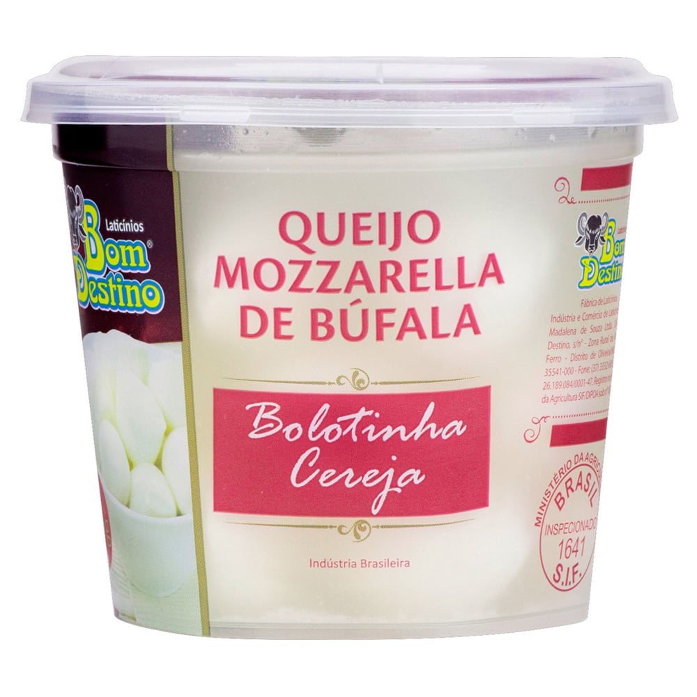 QUEIJO MOZZ BUF BOM DESTINO BOL CER 160G